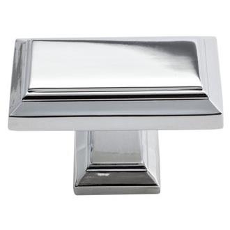Atlas Homewares 290-CH Sutton Rectangle Cabinet Knob in Polished Chrome